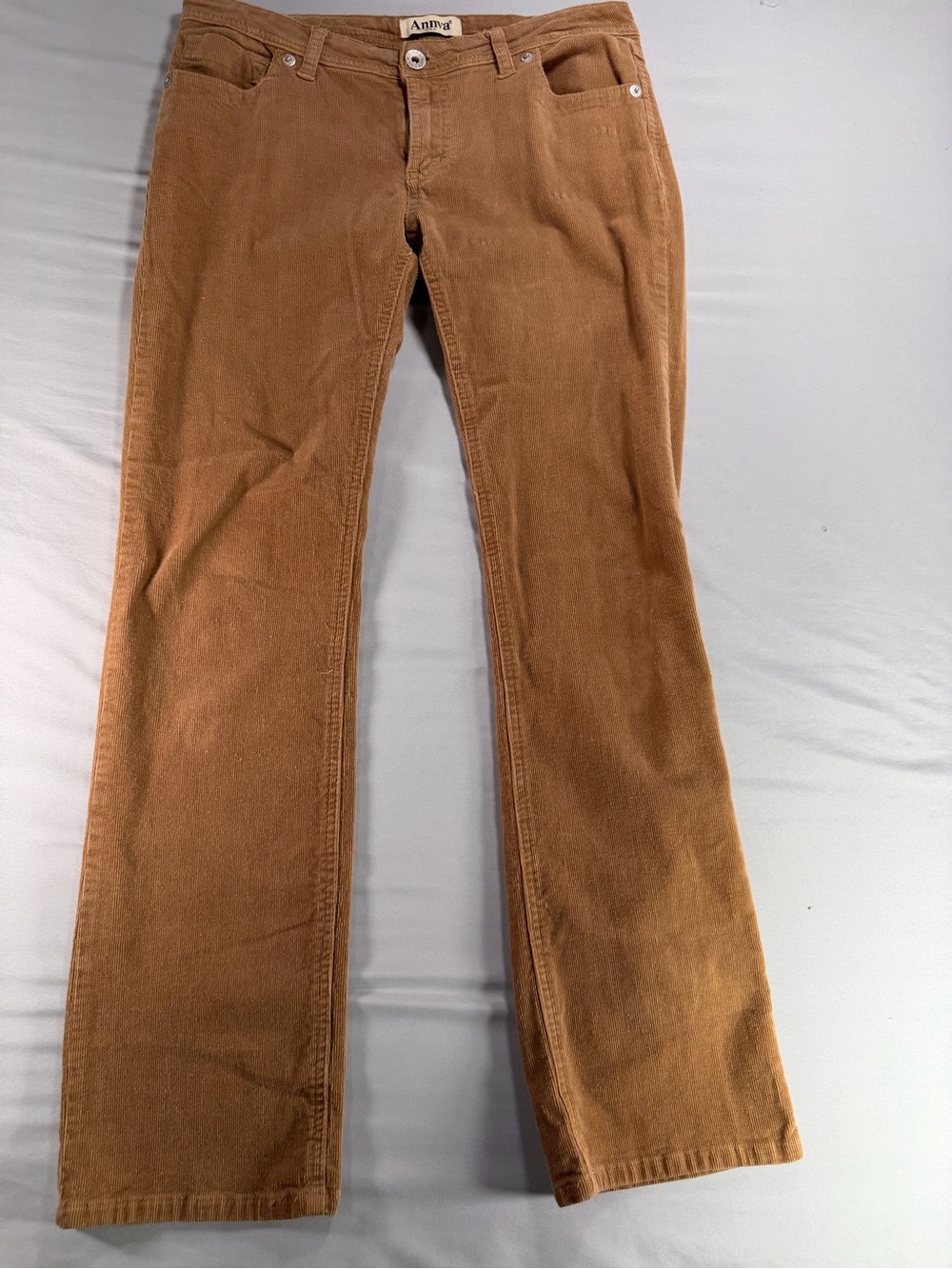 Junior Annva Brown Corduroy Brown Bootcut Pants Size9. # 991